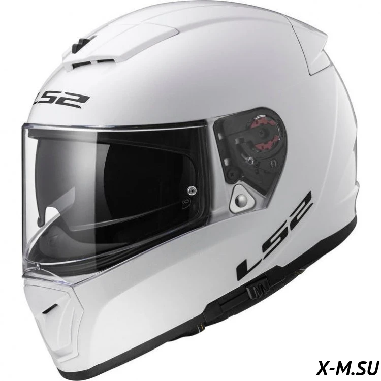 Мотошлем LS2 FF397 VECTOR FT2 Solid белый Мотошлем LS2 FF397 VECTOR FT2 Solid белый