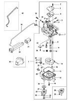 Карбюратор 4-Х ТАКТНОГО ПЛМ MERCURY 9.9 Серийный номер от 0P325500 и выше