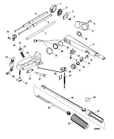 Рукоятка румпеля 4-Х ТАКТНОГО ПЛМ MERCURY 50 Серийный номер от 1C050252 и выше