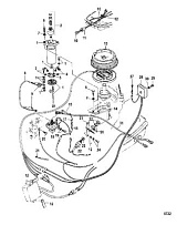 Электростартер 2-х тактного ПЛМ MERCURY 9.9 M TMC Серийный номер от 0N059858 и выше