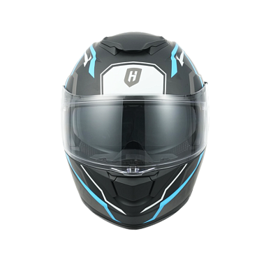 Шлем модуляр HETOSHI FF935 Shogun цв.Черно-сине-белый  р.XL
