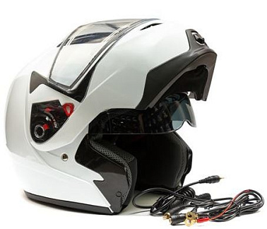 Шлем G-339 WHITE GLOSSY+ Зимний комплект ELECTRIC для шлема