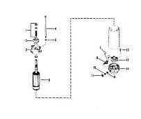 Стартер в сборе (BOSCH) 2-Х ТАКТНОГО ПЛМ MERCURY 50EO Серийный номер от 9385911 до 9469199