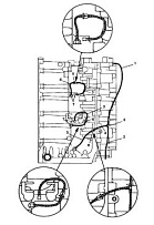 Система прокачки (USA-0G127500/BEL-9836633 и выше) 2-Х ТАКТНОГО ПЛМ MERCURY 90 Серийный номер от 0D283222 до 0G760299