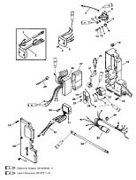 Электрические компоненты (50/60) 2-Х ТАКТНОГО ПЛМ MERCURY 55 Серийный номер от 9885345 до 9973099