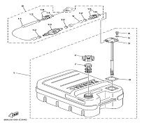 Топливный бак 4-Х ТАКТНОГО ПЛМ YAMABISI F9.9BMS