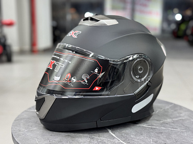 Шлем модуляр HETOSHI XD1-256 цв.Черный матовый  р. XXL