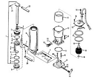 Компоненты силовой отделки(S/N: 0D182000 и выше) 2-Х ТАКТНОГО ПЛМ MERCURY 50EO Серийный номер от 0D000750 до 0G290584
