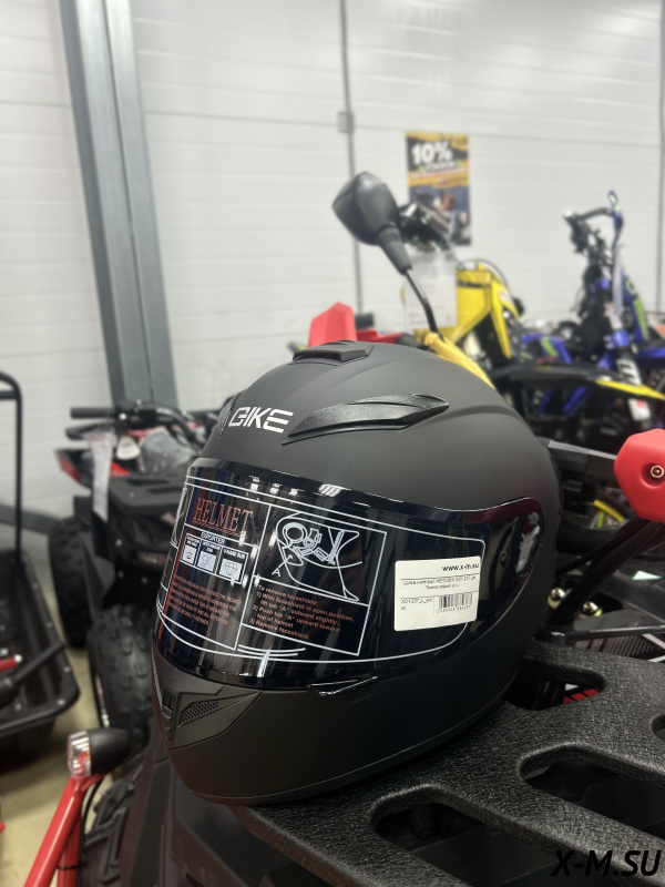 Шлем интеграл HETOSHI XD1-237 цв. Темно-серый  р. M