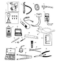 Инструменты (Часть 1) 4-Х ТАКТНОГО ПЛМ MERCURY 50 Серийный номер от 0T409000 до 1B344306