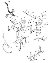 Ручки руля комплект 2-Х ТАКТНОГО ПЛМ MERCURY 60 Серийный номер от 0P017000 до 0P325499