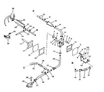 Топливный насос (50/60) 2-Х ТАКТНОГО ПЛМ MERCURY 55 Серийный номер от 9885345 до 9973099