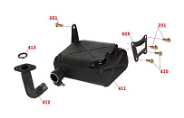 Выпускная система снегохода IRBIS Dingo (2016 г.)