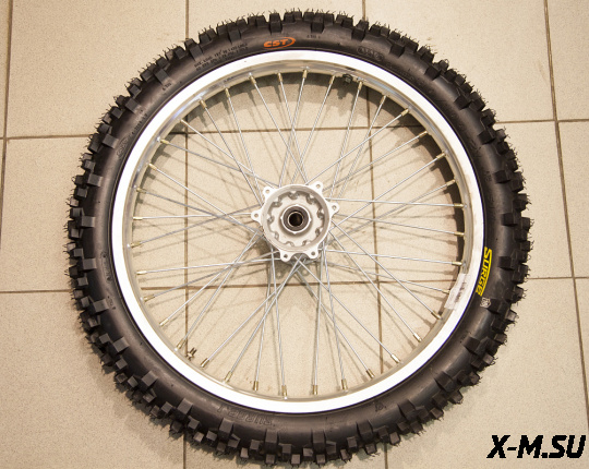 Колесо переднее 1.60x21 в сборе с покрышкой 80/100-21 J5  J5F41