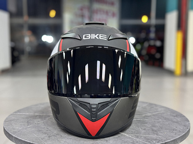 Шлем интеграл HETOSHI XD1-242 цв. Черно-серо-красный  р. XL