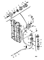 Топливный насос 4-Х ТАКТНОГО ПЛМ MERCURY 80 Серийный номер от 1B227000 до 1B366822
