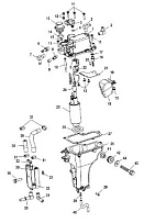Паросепаратор(USA-1B036613/BEL-0P340241 и ниже) 4-Х ТАКТНОГО ПЛМ MERCURY 60 Серийный номер от 0P153500 до 0P400999