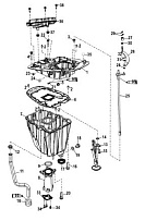Переходная пластина 4-Х ТАКТНОГО ПЛМ MERCURY 115 Серийный номер от 01B366823 и выше